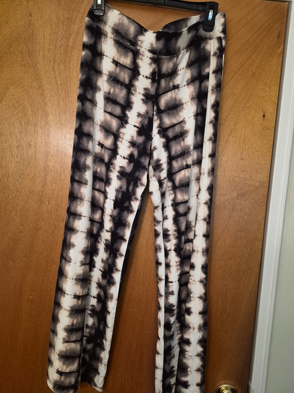 Tie-Dye Black and White Lounge Pants